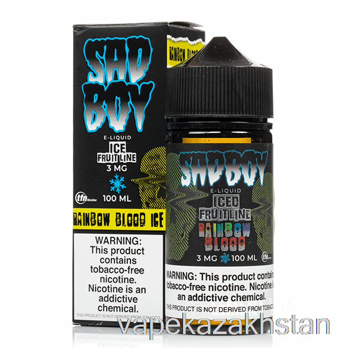 Vape Disposable ICE Rainbow Blood - Sadboy - 100mL 6mg